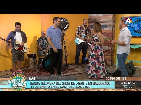 Vamo Arriba que es domingo - UFA: Banda telonera del show de L-Gante en Maldonado