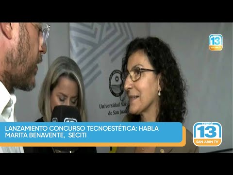 Lanzamiento concurso Tecnoestética: habla Marita Benavente,  SECITI