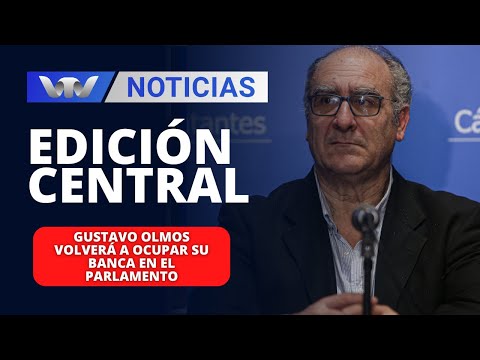 Edición Central 25/03 | Gustavo Olmos volverá a ocupar su banca en el Parlamento