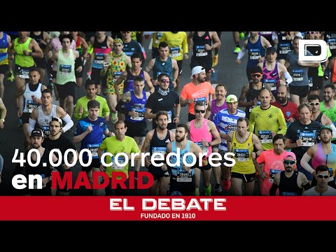 La Maratón de Madrid que ha reunido a más de 40.000 corredores