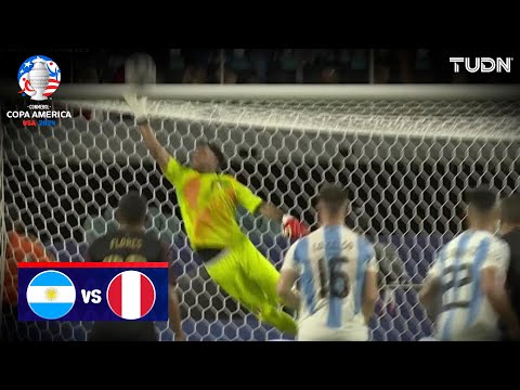 ¡ERA UN GOLAZO DE PAREDES! | Argentina 0-0 Perú | Copa América 2024 - J3 | TUDN