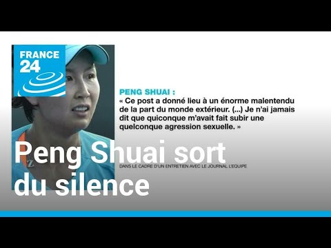Peng Shuai sort du silence, la star chinoise du tennis évoque un énorme malentendu • FRANCE 24