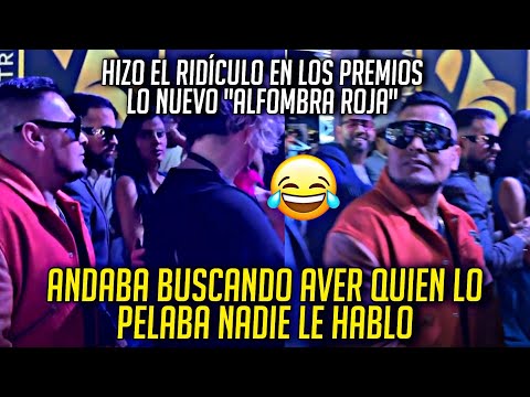 JOSE TORRES HIZO EL RIDÍCULO EN LOS PREMIOS LO NUESTRO ALFOMBRA ROJA NO LO DEJARON TOMARSE LA FOTO