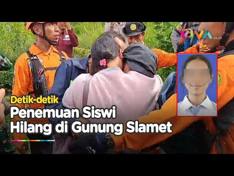 Siswi Semarang yang Hilang di Gunung Slamet Histeris Bertemu Ibunya