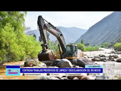 Trujillo: continúa trabajos preventivos de limpieza y descolmatación del Río Moche