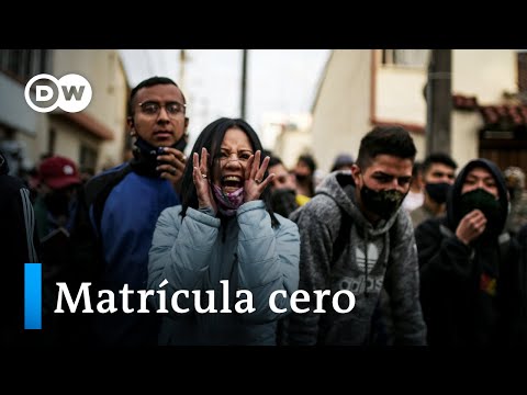 Protestas estudiantiles en Colombia