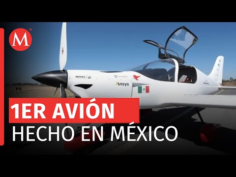 El Halcón, el avión fabricado en México, se prepara para volar