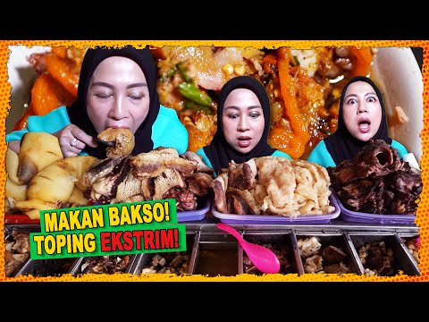 MAKAN BAKSO TOPING EKSTRIM!! || BAKSO KAMEUMEUT