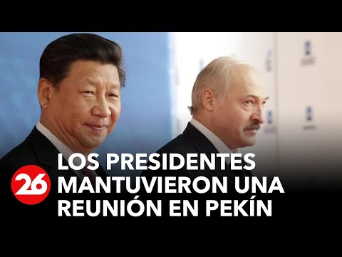Xi Jinping recibe en Pekín a Lukashenko por segunda vez este año