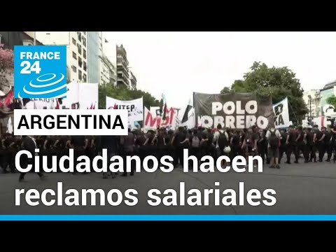 Argentina: reclamos salariales y devolver suministro de alimento, temas de las recientes protestas