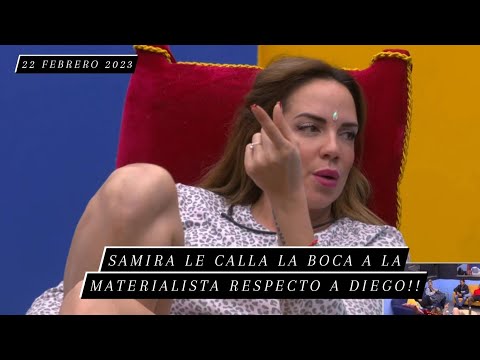 La Materialista Molesta Con Diego Y Samira Le Calla La Boca || 22-2-2023 || #lcdlf3