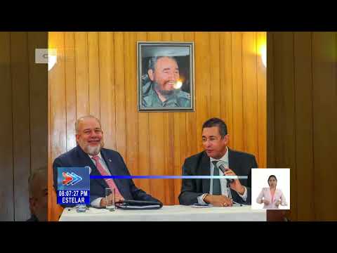 Dialogó Marrero Cruz con misión estatal de Cuba en Francia