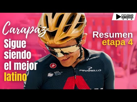 Hablan los colombianos/Carapaz,Santi y Sosa en el grupo principal/Resumen etapa 4 del giro ??