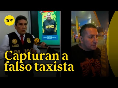 Cercado de Lima: Desarticulan banda de falsos taxistas