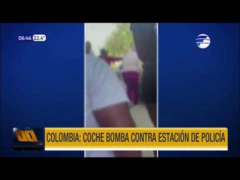 Coche bomba contra estación de policía dejó muertos y heridos en Colombia