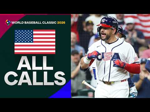 ALL CALLS of Kyle Schwarbers 427-foot two-run smash against Great Britain | World Baseball Classic