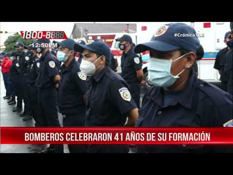 Bomberos celebraron 41 años de su formación en Estelí – Nicaragua