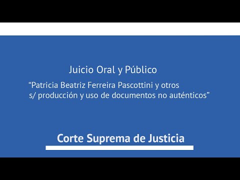 04-05-2024 “Patricia Ferreira Pascottini y otros s/ producción y uso de documentos no auténticos”