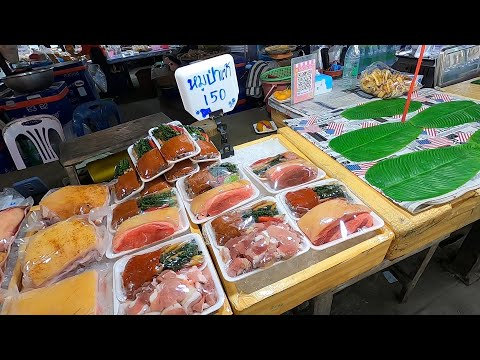 ตลาดของป่าจ.หนองบัวลำภูหมูป่