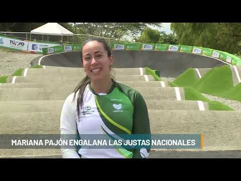 Mariana Pajón engalana los juegos nacionales - Telemedellín