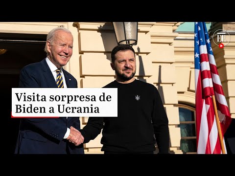 Joe Biden visita Ucrania por sorpresa y reafirma su apoyo militar | El Espectador
