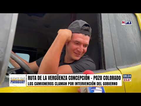 Calamitosa ruta Pozo Colorado - Concepción es la pesadilla de camioneros