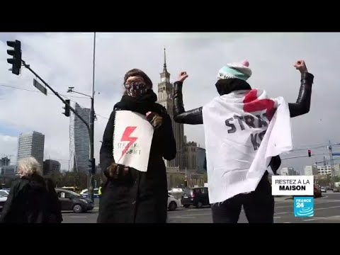 Malgré la pandémie, une manifestation en Pologne contre l'interdiction de l'avortement