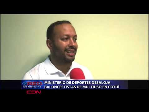 Ministerio de Deportes desaloja baloncestistas de multiuso en Cotuí