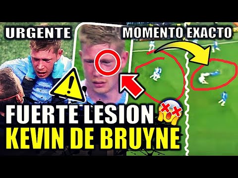 Kevin De Bruyne FUERTE LESION en OJO con Rudiger MOMENTO EXACTO | ¿Qué pasará Manchester vs Chelsea