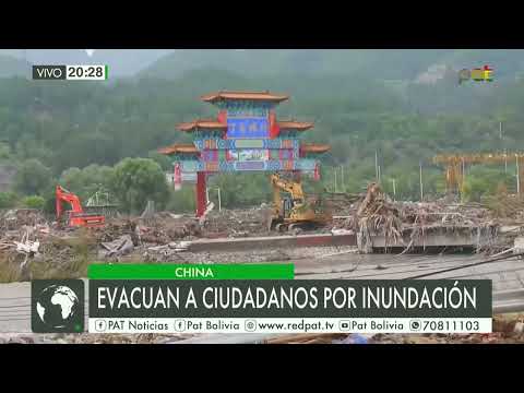 Internacional: En China evacuan ciudadanos por inundaciones