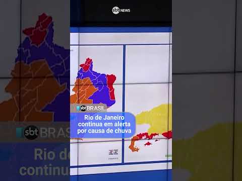 Rio de Janeiro continua em alerta por causa de chuva
