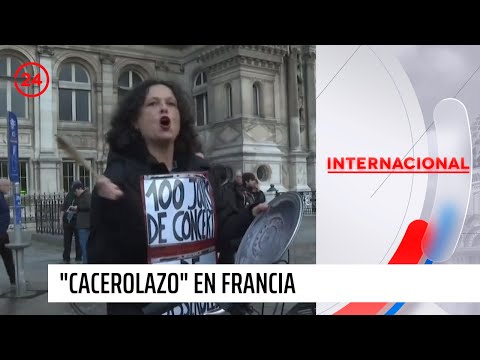 Francia: Cacerolazo por reforma de pensiones | 24 Horas TVN Chile