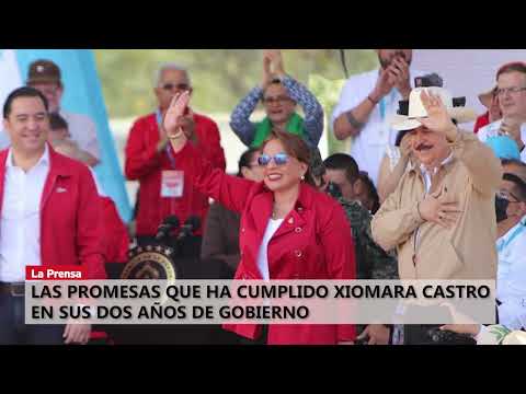 Las promesas que ha cumplido Xiomara Castro en sus dos años de gobierno