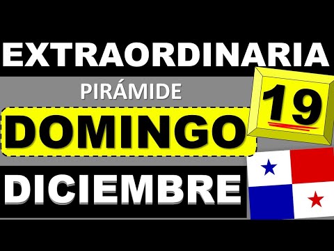 Piramide Suerte Extraordinaria Domingo 19 de Diciembre 2021 Decenas Para Loteria Nacional de Panama