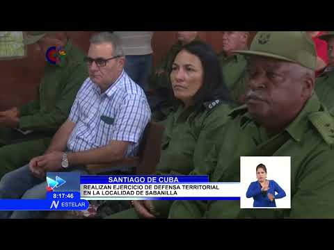 Realizan en Santiago de Cuba ejercicio de defensa territorial