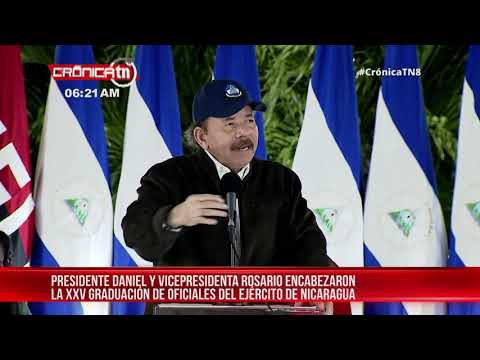 Daniel Ortega: Aquí tienen a sus hijos para servirle al pueblo de Nicaragua