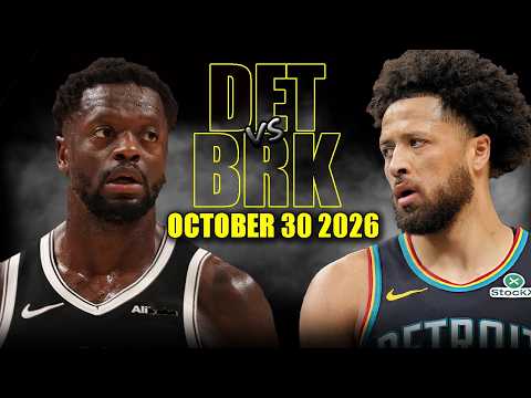 디트로이트 피스톤스 대 브루클린 네츠 풀게임 하이라이트 - 2026년 10월 30일 | 에미레이트 NBA 컵