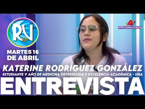 Katerine Rodríguez, estudiante de medicina veterinaria de la UNA – 16 de abril del 2024