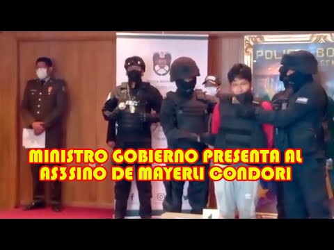 COMANDANTE GENERAL DE LA POLICIA PRES3NTA AL RESPONSABLE DEL AS3SINATO DE MAYERLI  CONDORI..