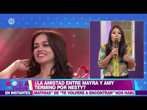 Amy Gutiérrez indignada con Mayra Goñi por declarar que no son amigas por Nesty