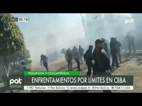 Enfrentamiento por conflicto de limites en Cochabamba