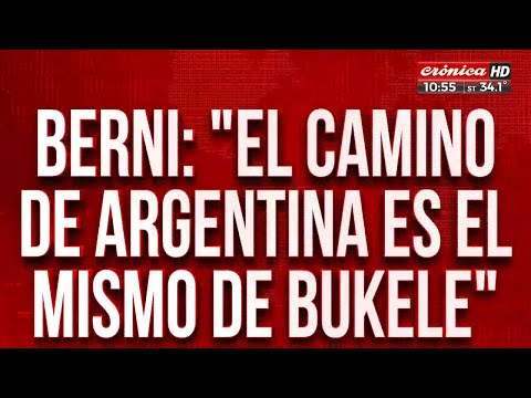 Berni: El camino de Argentina es el mismo que el de 'El Salvador'