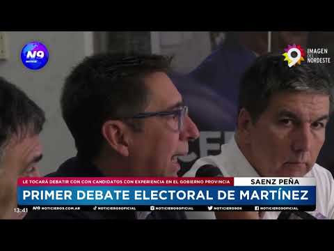 PRIMER DEBATE ELECTORAL DE MARTÍNEZ  - NOTICIERO 9