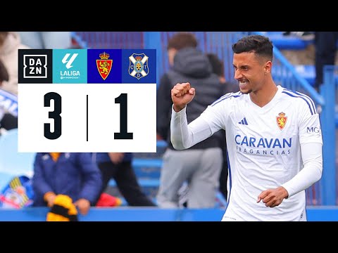 Real Zaragoza vs CD Tenerife (3-1) | Resumen y goles | Highlights LALIGA HYPERMOTION