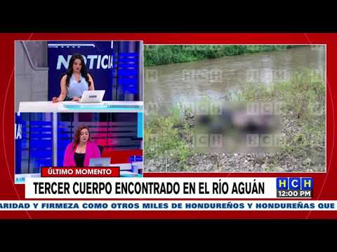 Localizan otro cadáver en el río Aguán, Colón, ya suman tres en menos de 24 horas