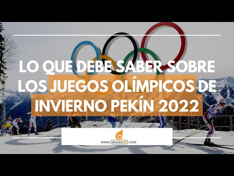 #PóngaleElOjo a lo que debe saber sobre los Juegos Olímpicos de Invierno Pekín 2022