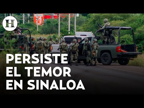 ¡Nueva jornada de violencia! Se mantiene tensión en Sinaloa tras nuevos enfrentamientos en Culiacán