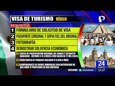 24Horas VIVO | Nuevos requisitos para obtener una visa de turismo a México