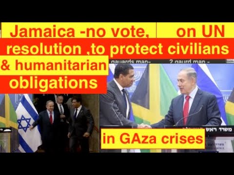 JA NO vote on UN adopts resolution on protection of civilians,humanitarian obligation in Gaza crisis