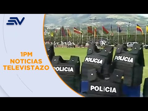 Gobierno entregó armas y equipos a la Policía para la lucha contra el crimen |Televistazo | Ecuavisa